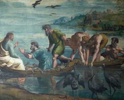 The Miraculous Draft of Fishes — Raphael