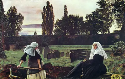 The Vale of Rest — John Everett Millais
