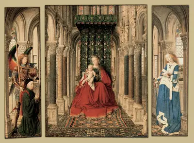 Dresden Triptych — Jan van Eyck