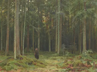 In Countess Mordvinova's Wood. Peterhof.