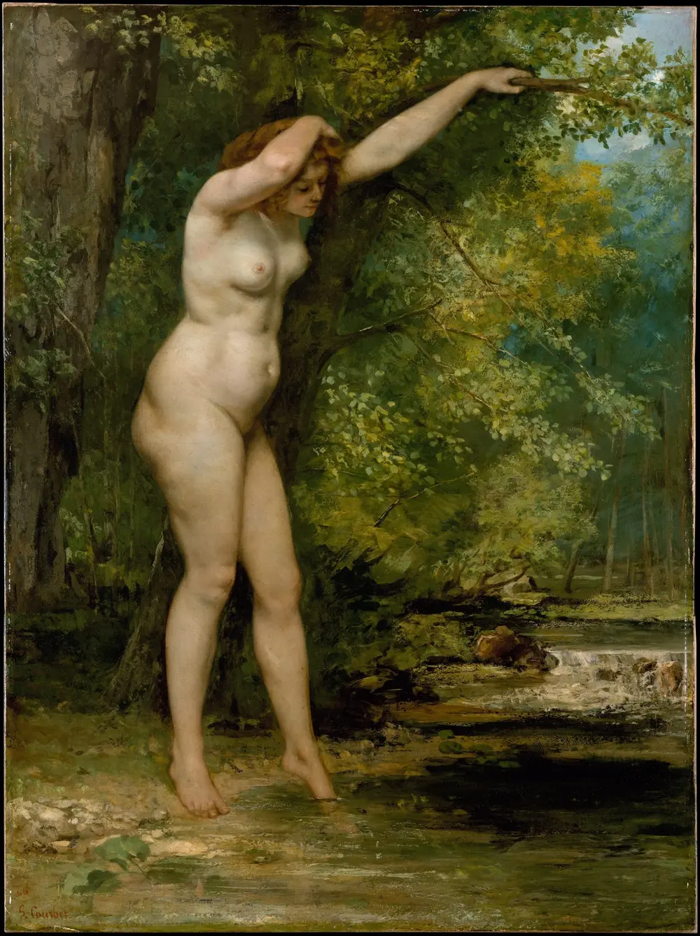 The Young Bather — Gustave Courbet