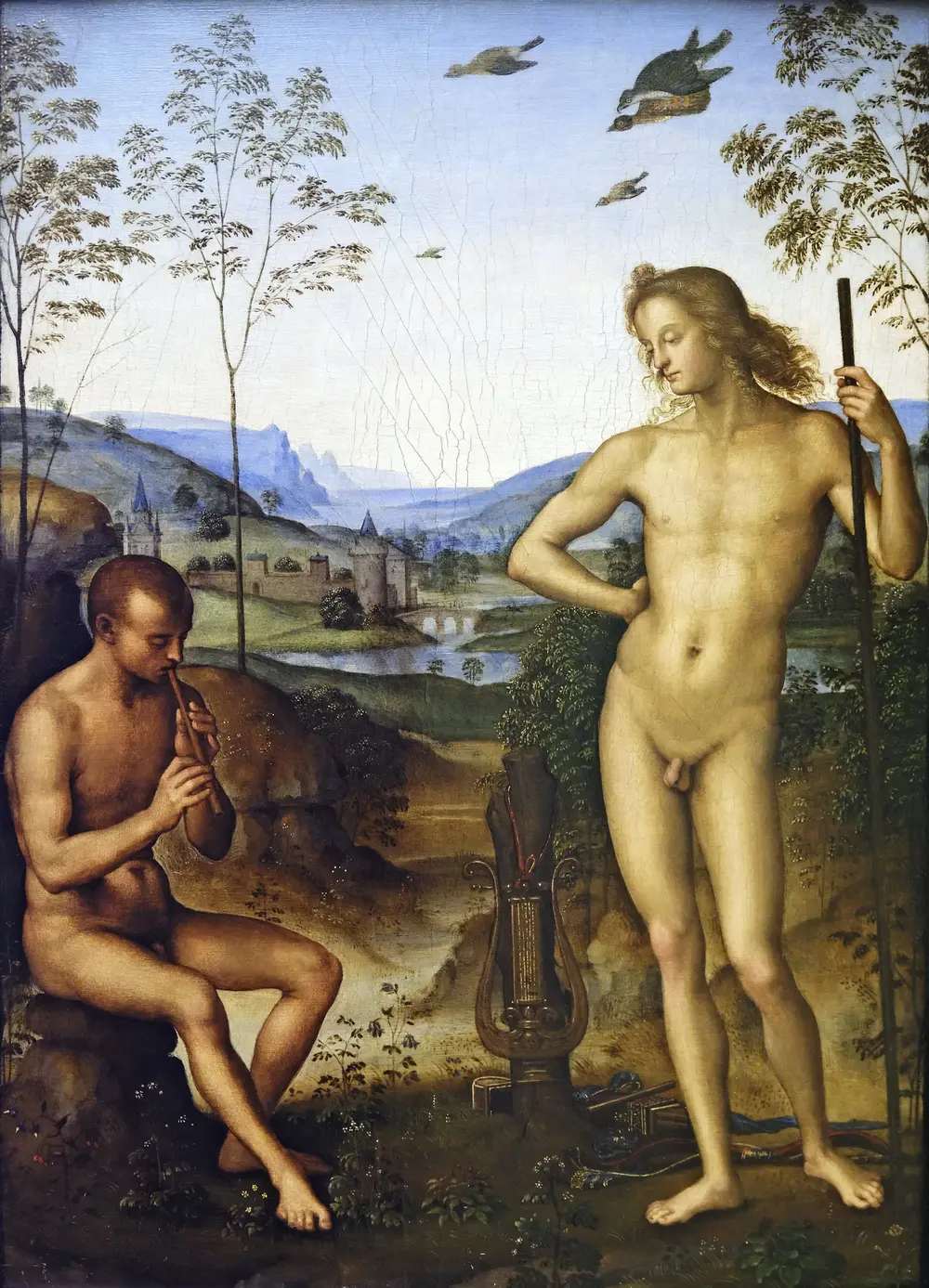 Apollo and Marsyas — Pietro Perugino