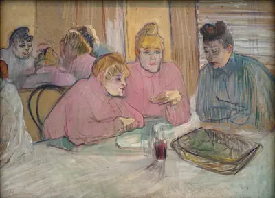 These Ladies in the Dining Room — Henri de Toulouse-Lautrec