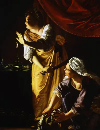 Judith and Her Maidservant — Artemisia Gentileschi