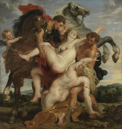 The Rape of the Daughters of Leucippus — Peter Paul Rubens