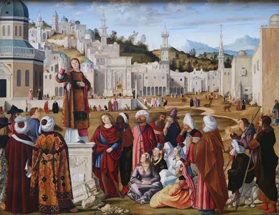 The Sermon of St. Stephen — Vittore Carpaccio