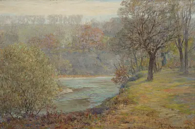 Late Autumn — John Ottis Adams (American, 1851-1927)