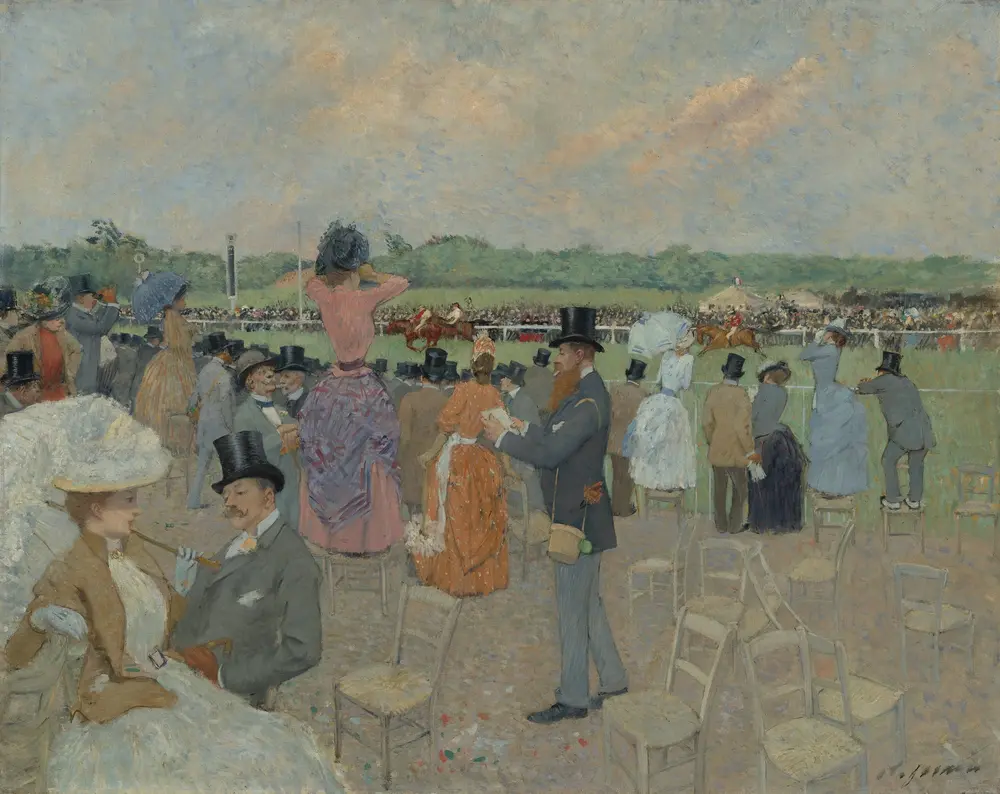 The Races at Longchamp — Jean-Louis Forain