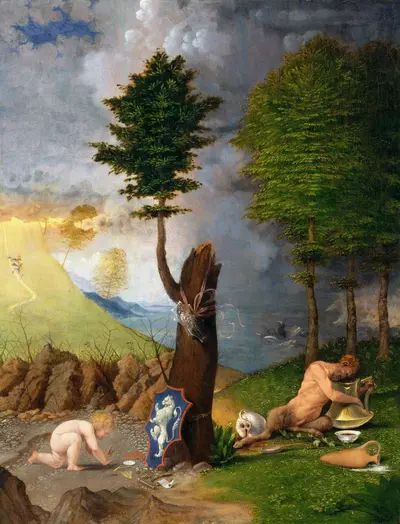 Allegory of Virtue and Vice — Lorenzo Lotto
