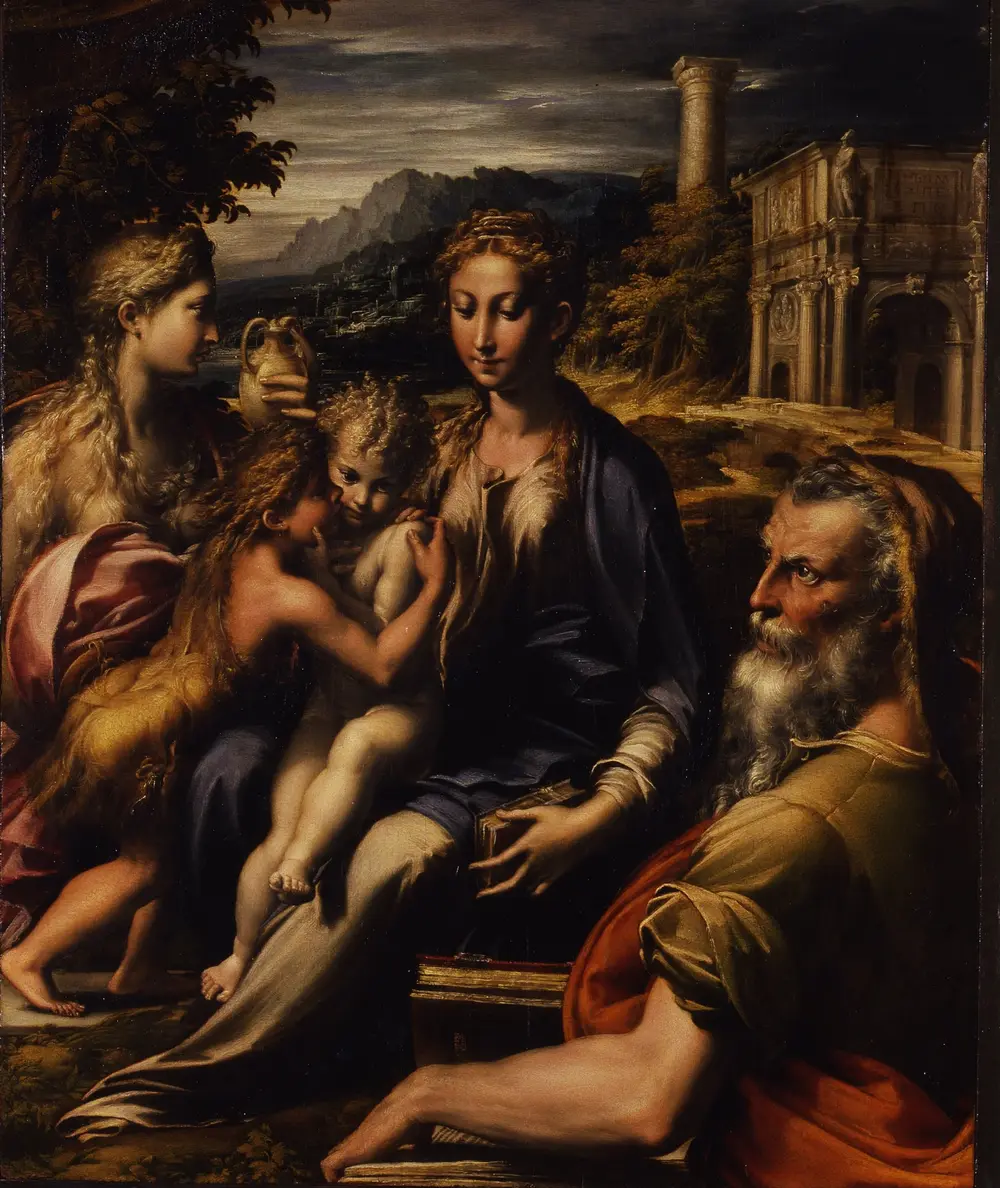 Madonna and Child with Saints — Parmigianino