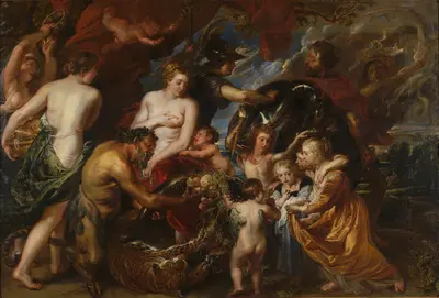 Minerva Protects Pax from Mars — Peter Paul Rubens