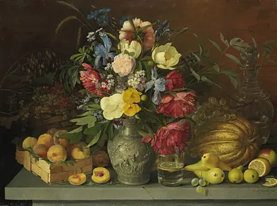 Flowers and fruits — Khrutsky Ivan Fomich