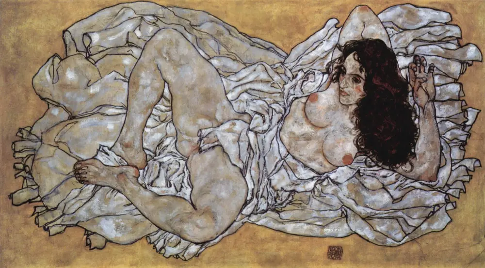 Reclining Woman (Liegende Frau) — Egon Schiele