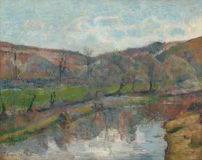 Brittany Landscape — Paul Gauguin