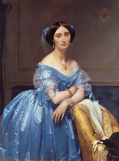 Portrait of Princess Albert de Broglie — Jean Auguste Dominique Ingres