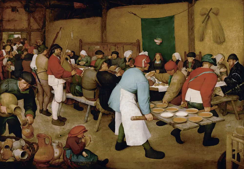 The Peasant Wedding — Pieter Bruegel the Elder