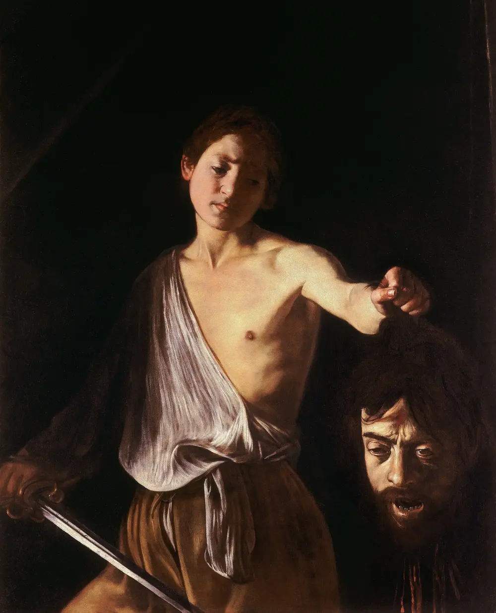 David with the Head of Goliath — Caravaggio
