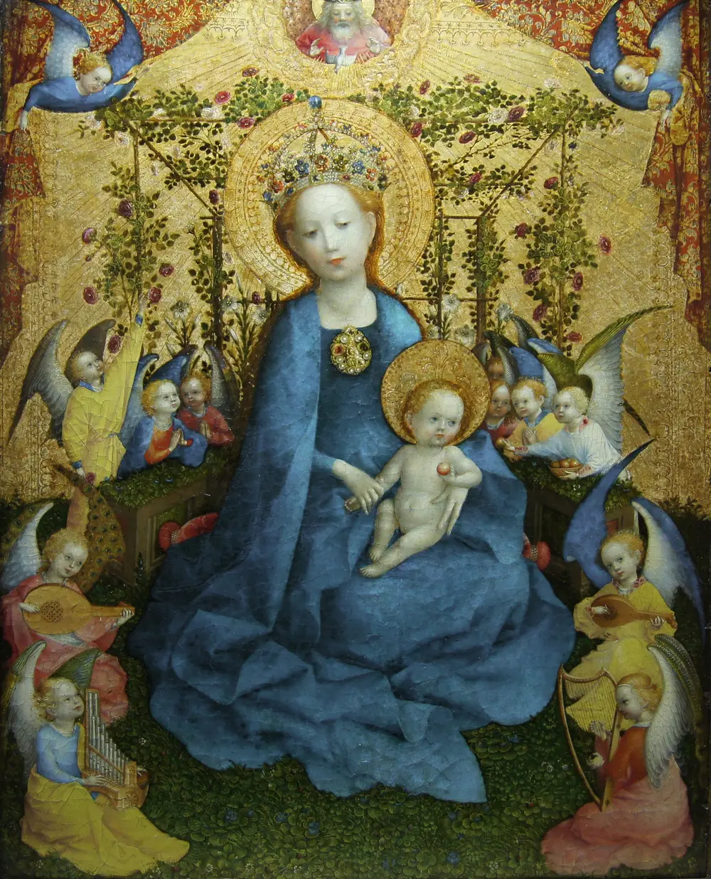 Madonna of the Rose Bower — Stefan Lochner