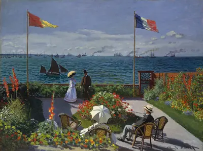 Garden at Sainte-Adresse — Claude Monet