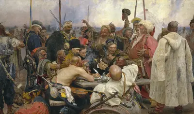 Reply of the Zaporozhian Cossacks — Ilya Repin
