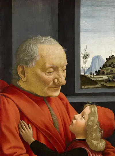 An Old Man and his Grandson — Domenico Ghirlandaio