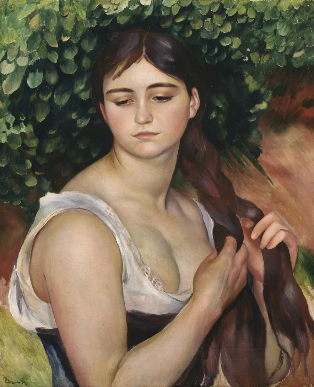 The Braid — Pierre-Auguste Renoir
