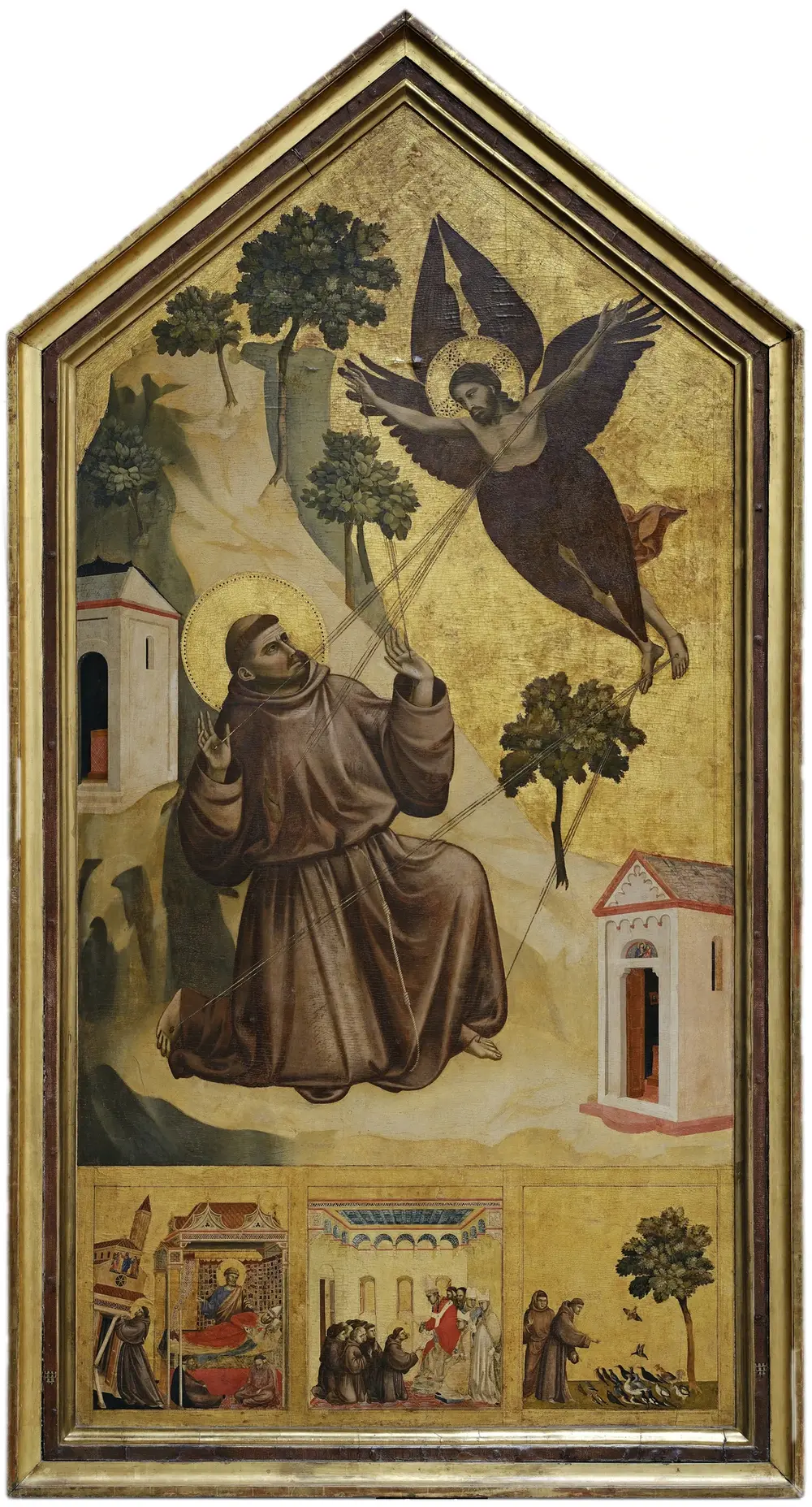 St. Francis of Assisi Receiving the Stigmata — Giotto