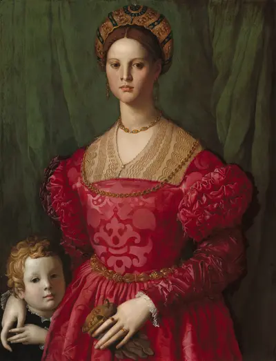 A Young Woman and Her Little Boy — Agnolo Bronzino