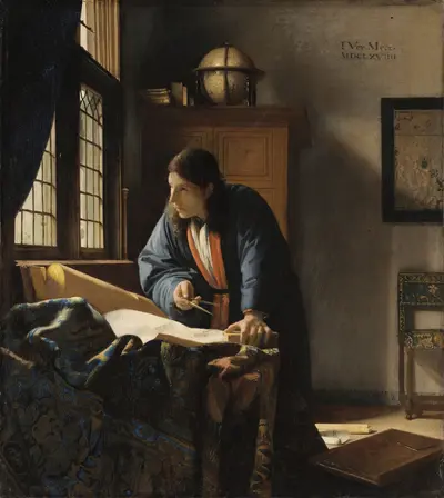 The Geographer — Johannes Vermeer