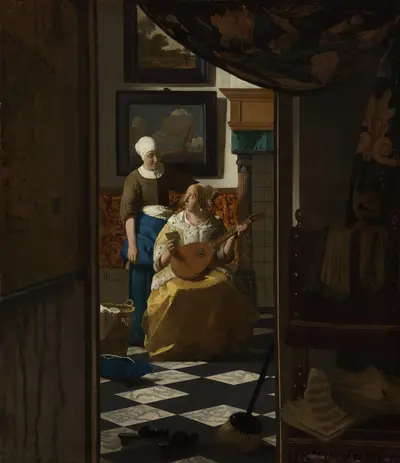 The Love Letter — Johannes Vermeer