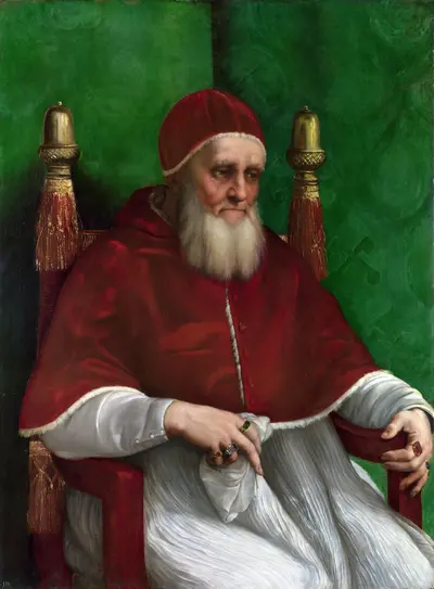 Portrait of Pope Julius II — Raphael