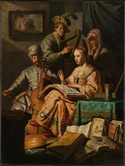 Musical Company — Rembrandt van Rijn