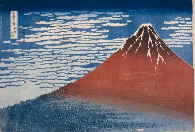 Fine Wind, Clear Morning (Gaifū kaisei) — Katsushika Hokusai