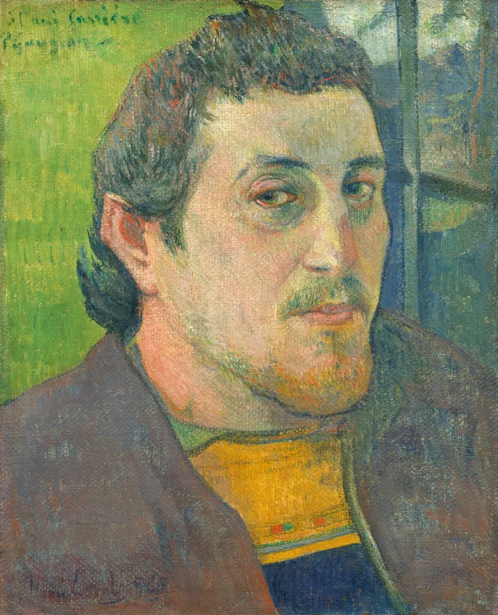 Self-Portrait Dedicated to Carriere — Paul Gauguin