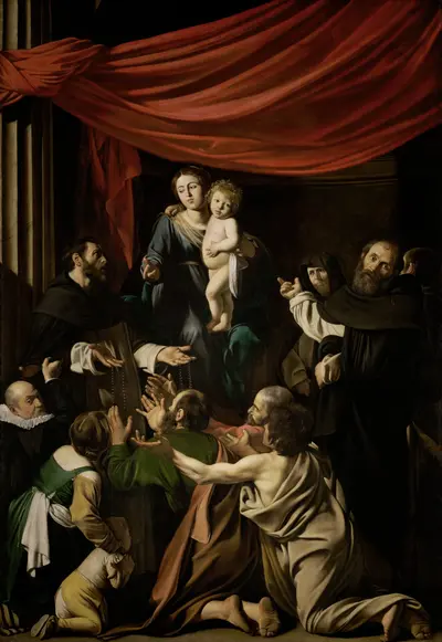 Madonna of the Rosary — Caravaggio