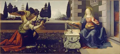 The Annunciation — Leonardo da Vinci