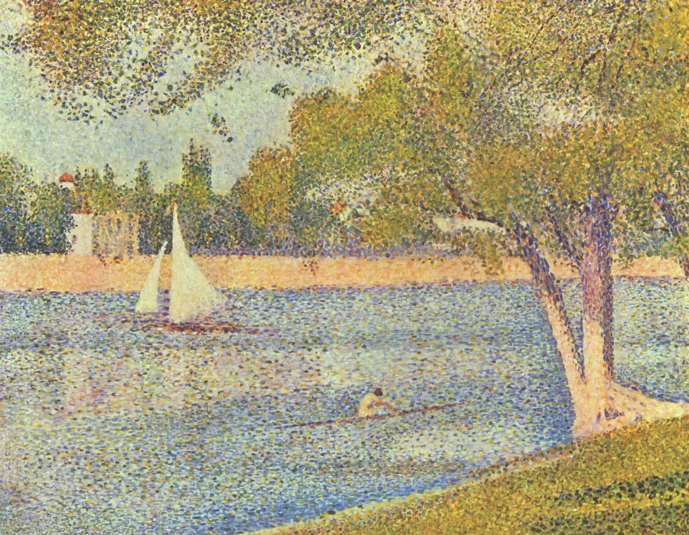 The Seine at La Grande Jatte — Georges Seurat