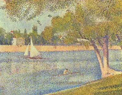 The Seine at La Grande Jatte — Georges Seurat
