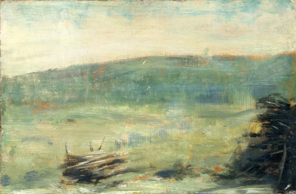 Landscape at Saint-Ouen — Georges Seurat