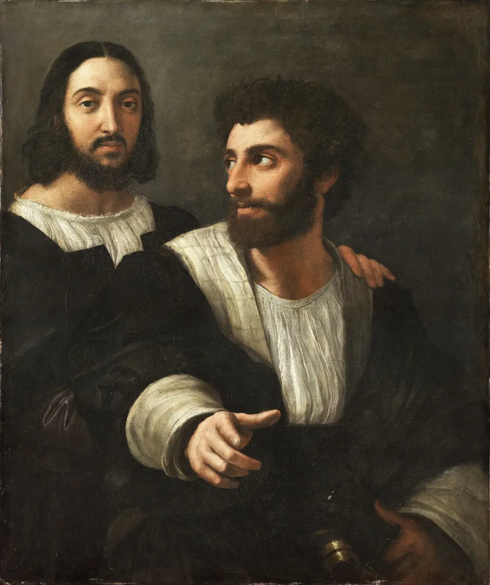 Self-portrait with a friend — Raphael