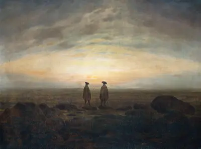 Two Men by the Sea — Caspar David Friedrich