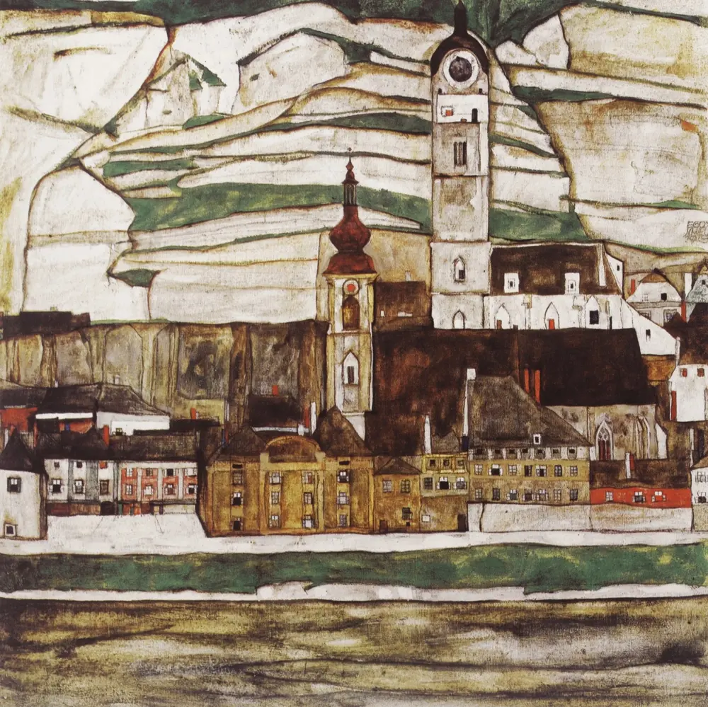 Stein an der Donau II — Egon Schiele