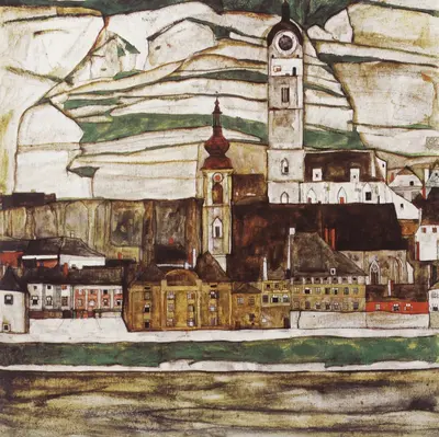 Stein an der Donau II — Egon Schiele