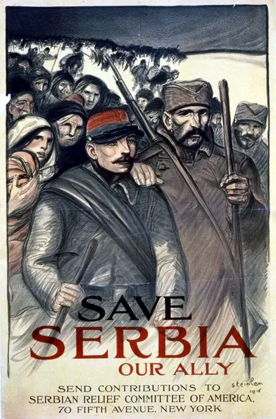 Save Serbia – Our Ally — Théophile Steinlen