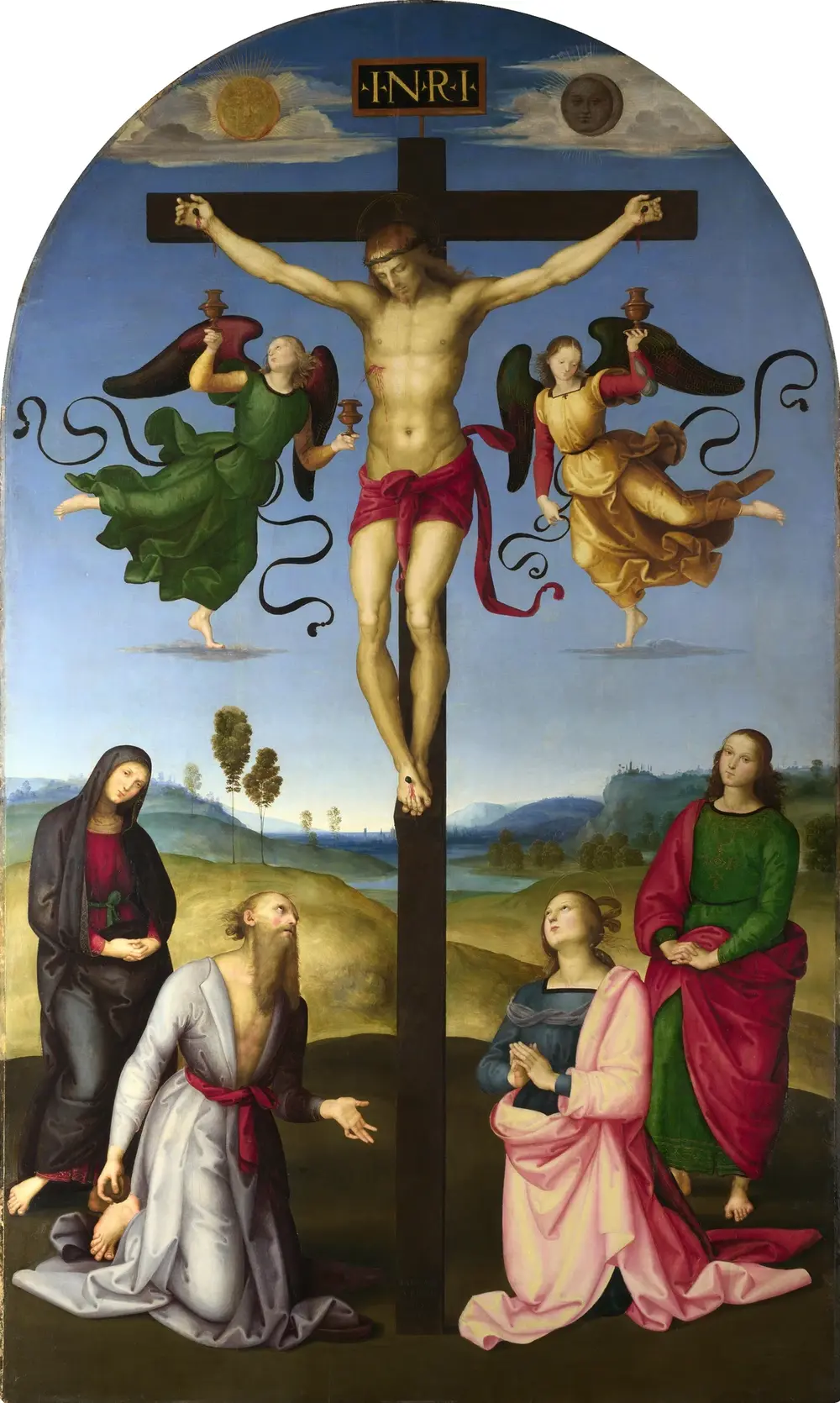 The Crucified Christ with the Virgin Mary, Saints and Angels (The Mond Crucifixion) — Raphael