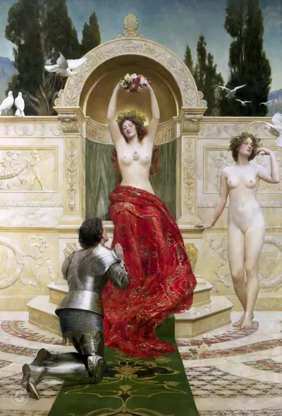 In the Venusberg Tannhauser — John Collier