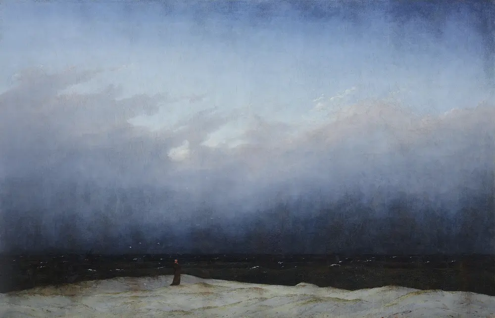 The Monk by the Sea — Caspar David Friedrich