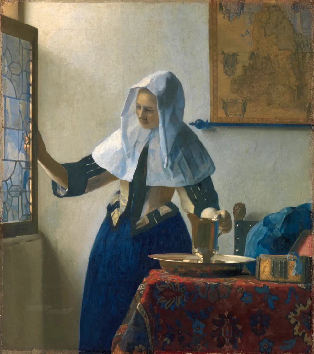 Woman with a Water Jug — Johannes Vermeer