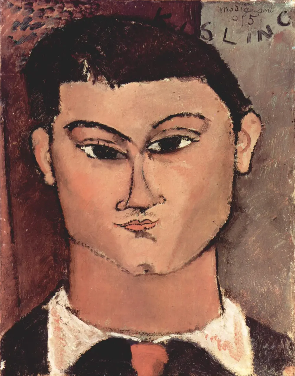 Portrait of Moise Kiesling — Amedeo Modigliani