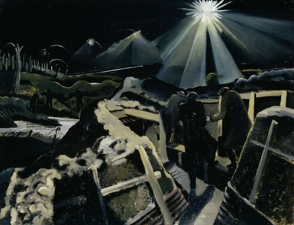 The Ypres Salient at Night Art.IWMART1145 — Paul Nash